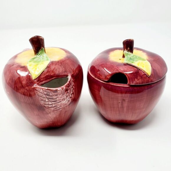 Seymour Mann Hand painted Ceramic Cream and Sugar - Picture 10 of 12